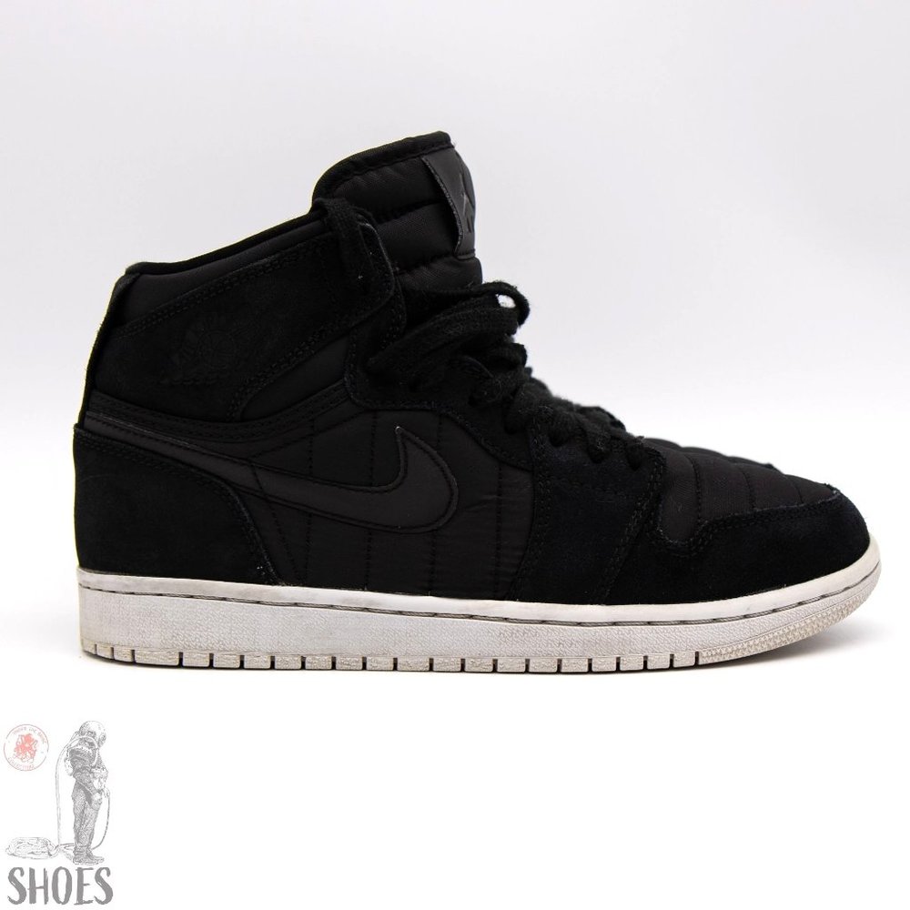 Nike Air Jordan 1‎ Retro High Strap 'Padded Black' - Size 7.5